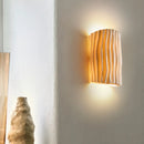 Artistic decorative resin wall light