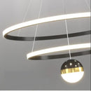 Modern silica LED pendant chandelier for restaurant and office
