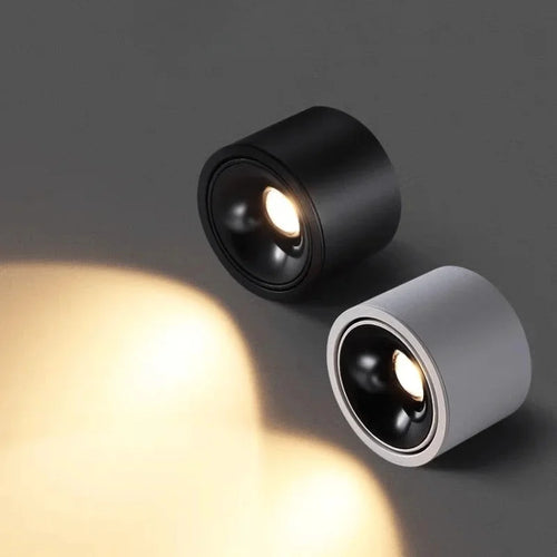 Dimmable round surface mounted LED ceiling light - vue 4 sur 9