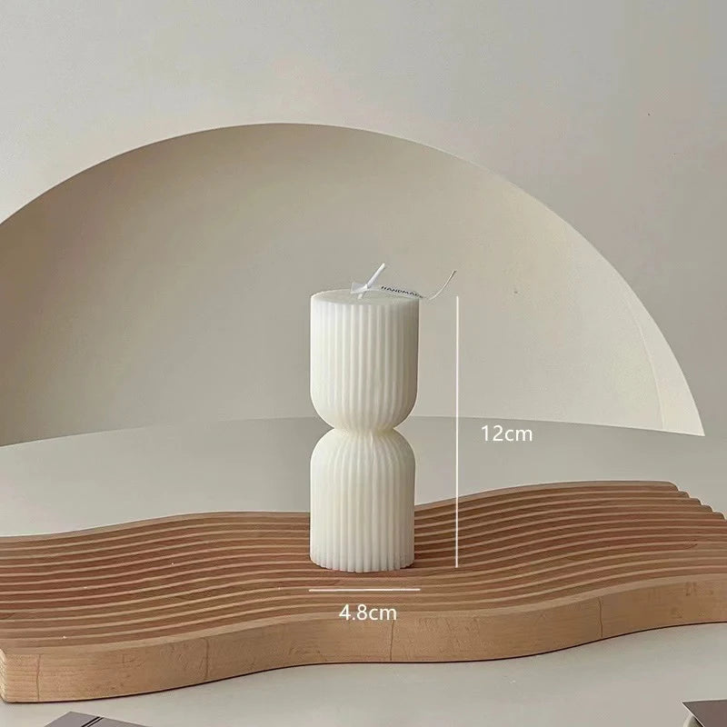 modern decor accessories luxury geometric scented candles - vue 10 sur 12