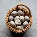 woven wall hanging storage basket for flowers and vegetables