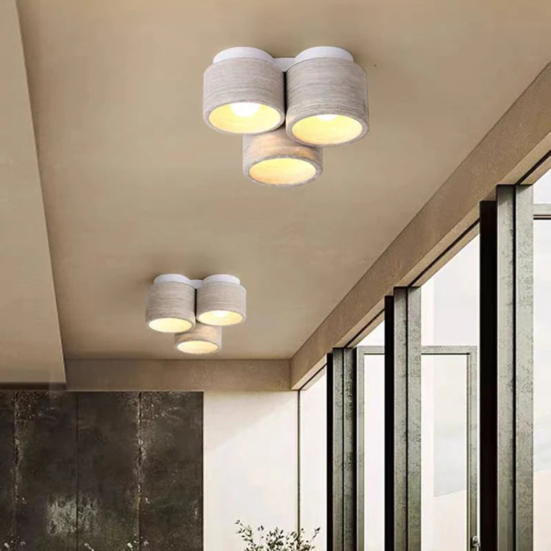 Natural marble ceiling light hanging lamp