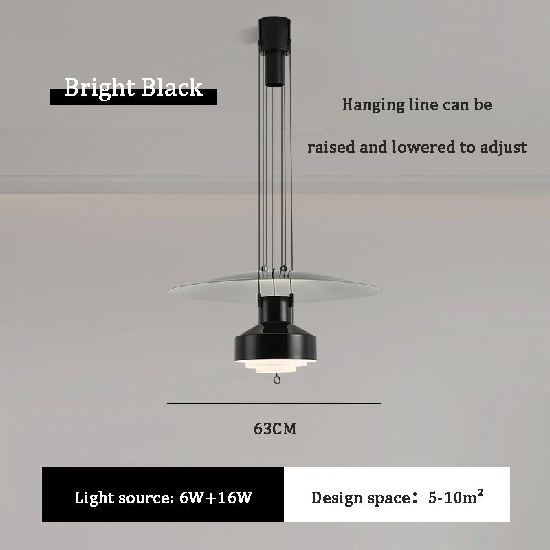 Adjustable nordic pendant chandelier for stylish interiors