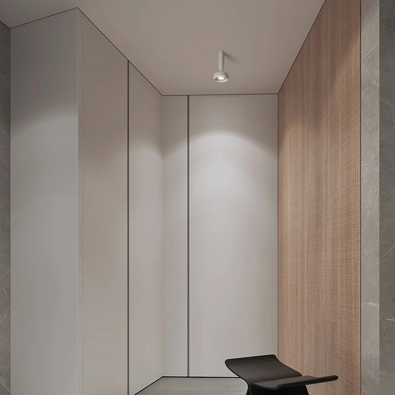 Minimalist spotlight for modern indoor and outdoor lighting