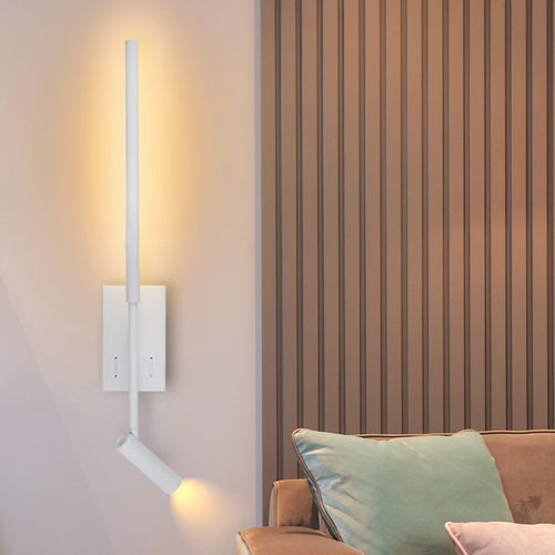 Modern LED wall light for sofa decor - vue 5 sur 9