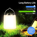 Usb rechargeable lamp for camping and outdoor activities
