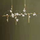 Lotus ceramic wall light for elegant interior decoration