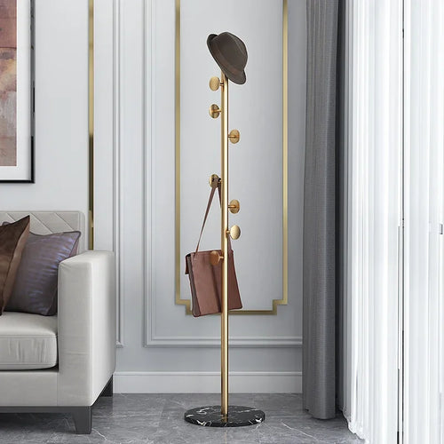 floor-standing coat rack for clothes and bags, versatile - vue 14 sur 17