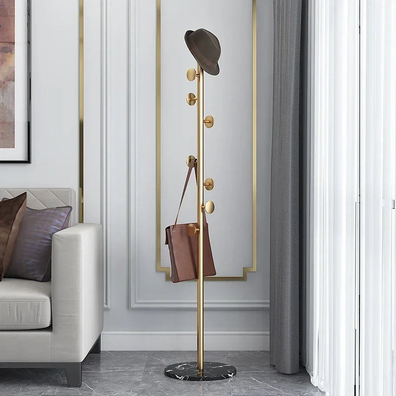 floor-standing coat rack for clothes and bags, versatile - vue 13 sur 17