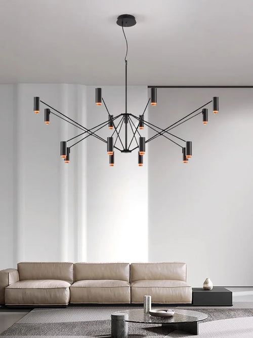 Modern designer chandelier for elegant indoor lighting - vue 2 sur 8