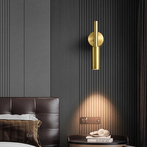 minimalist adjustable wall light for reading modern design - vue 3 sur 8