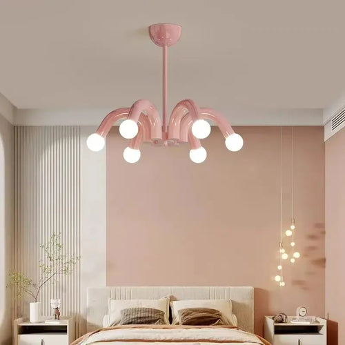 Nordic LED chandelier art deco style for elegant decor - vue 3 sur 9
