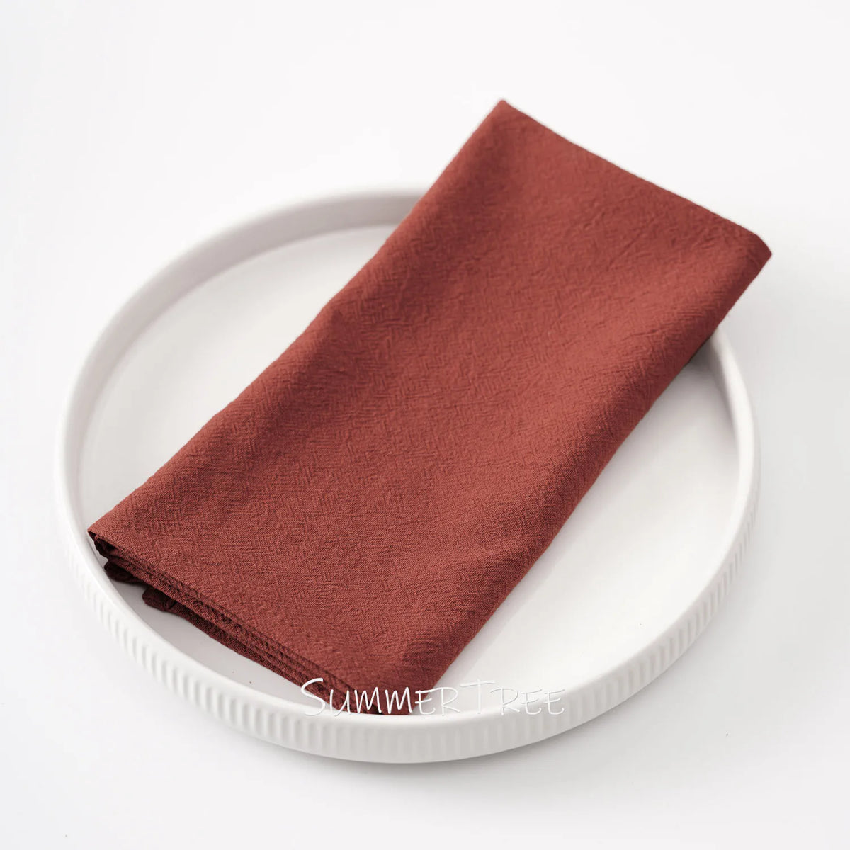 Vintage washed cotton napkin set of 10