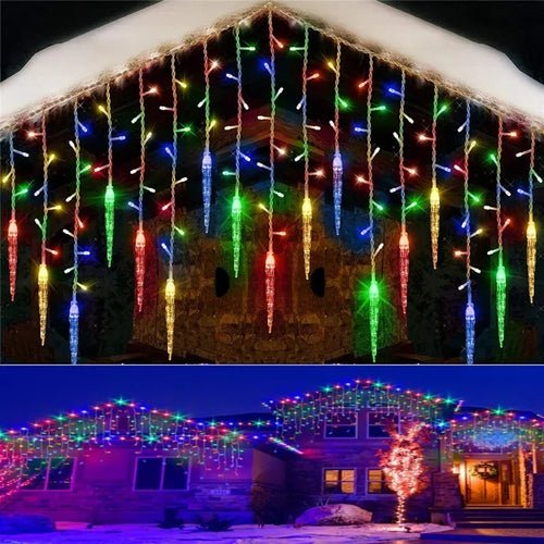 Christmas window LED decorations with 8 flashing modes - vue 3 sur 12