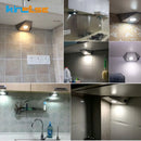 Triangular stainless steel LED wall light