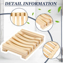 natural bamboo soap box for bathroom