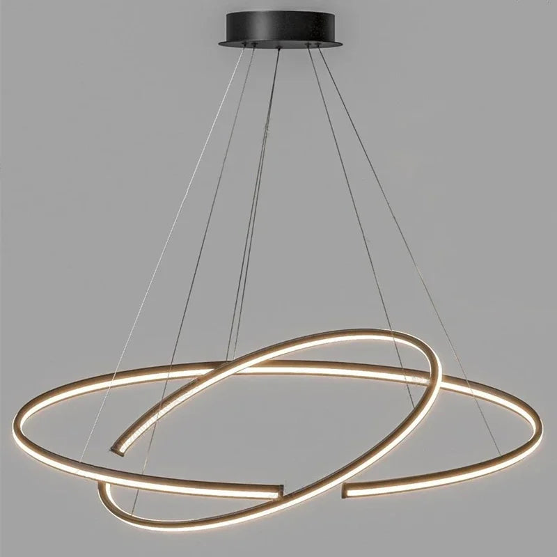 Modern design LED pendant lamp for indoor use - vue 3 sur 12
