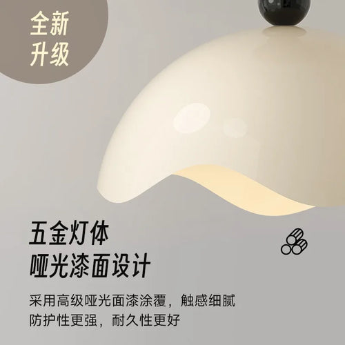 Creative nordic LED ceiling light with remote control and adjustable brightness - vue 5 sur 6