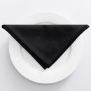 Modern satin table napkin set for receptions