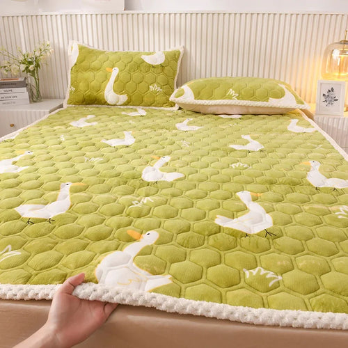 soft plush student mattress topper for single or double bed - vue 8 sur 18