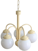 Retro glass chandelier for an elegant Nordic interior