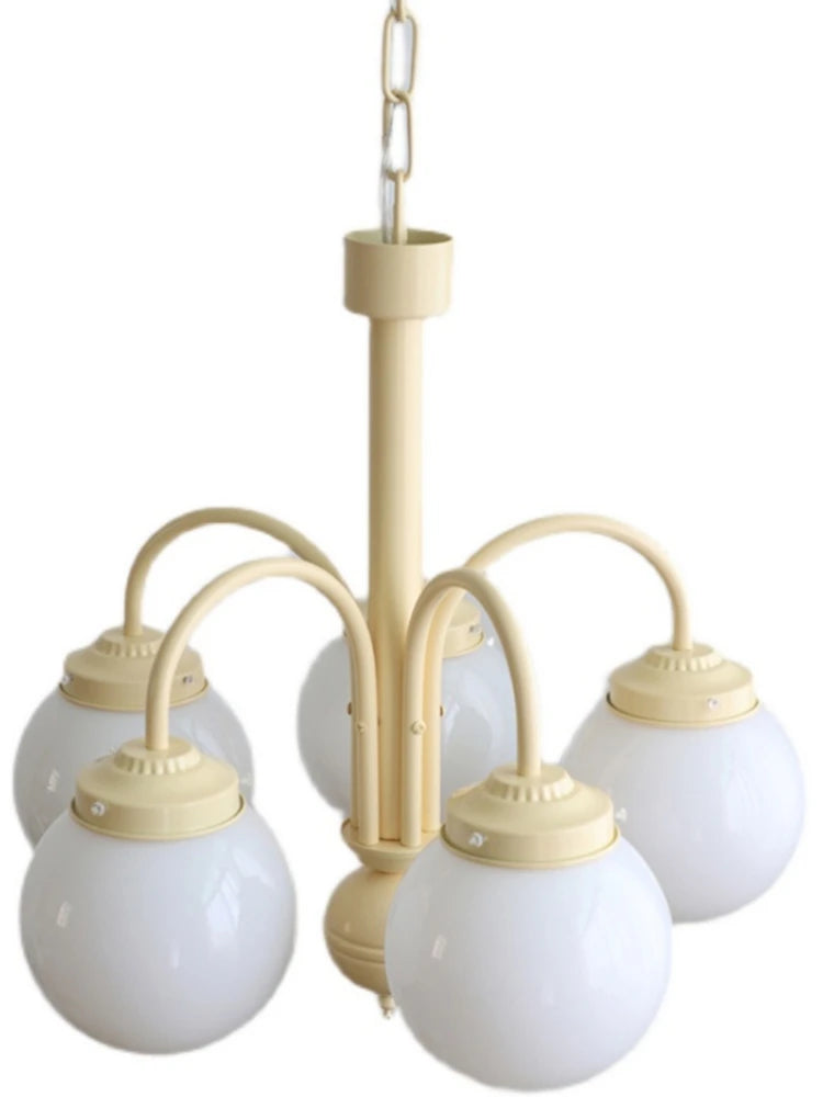 Retro glass chandelier for an elegant Nordic interior - vue 5 sur 8