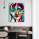 Vintage abstract Picasso-inspired wall art
