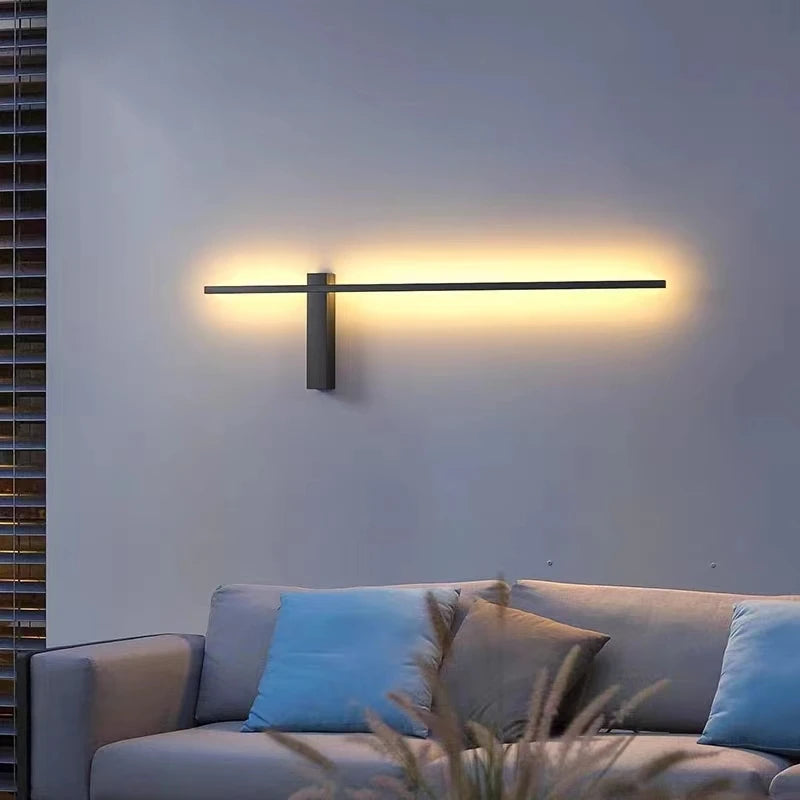 Minimalist artistic design LED wall light - vue 4 sur 15