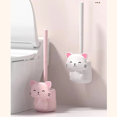 Toilet brush for squat toilet cleaning with no dead angles - vue 3 sur 7