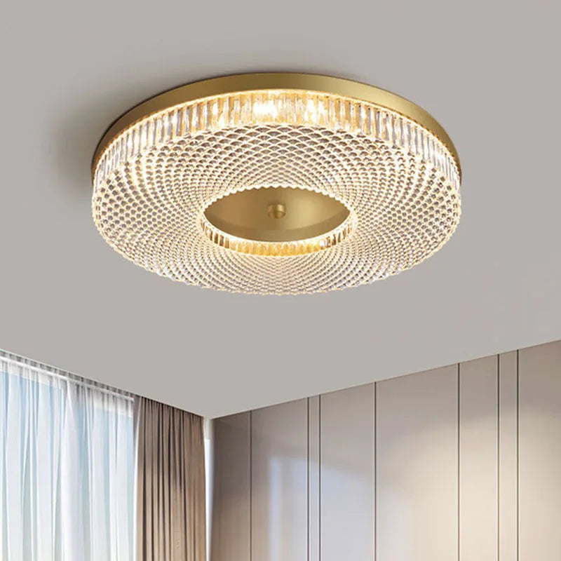 Modern round acrylic LED ceiling light for home