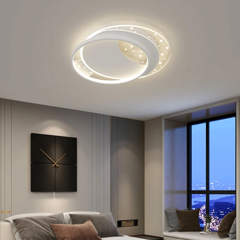Modern LED ceiling light for decorative indoor lighting - vue 3 sur 20