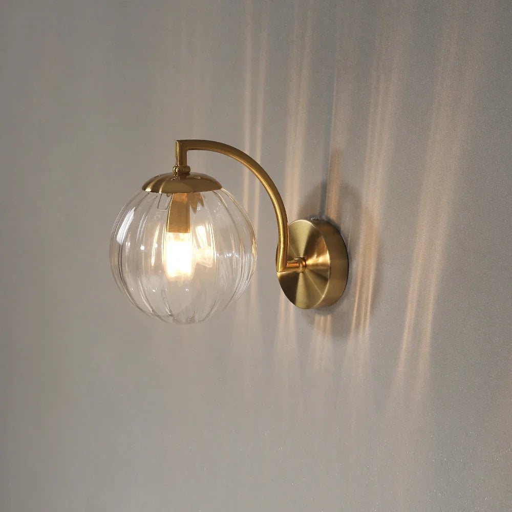 Nordic glass LED wall light - vue 4 sur 12