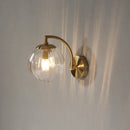 Nordic glass LED wall light