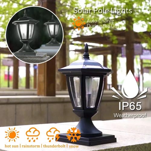 Outdoor solar lamp for garden and fence decoration - vue 2 sur 8