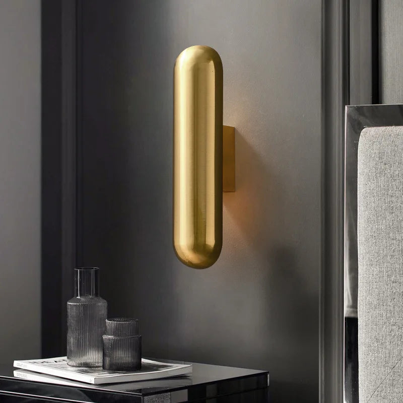 Vintage industrial dimmable LED wall light with remote control
