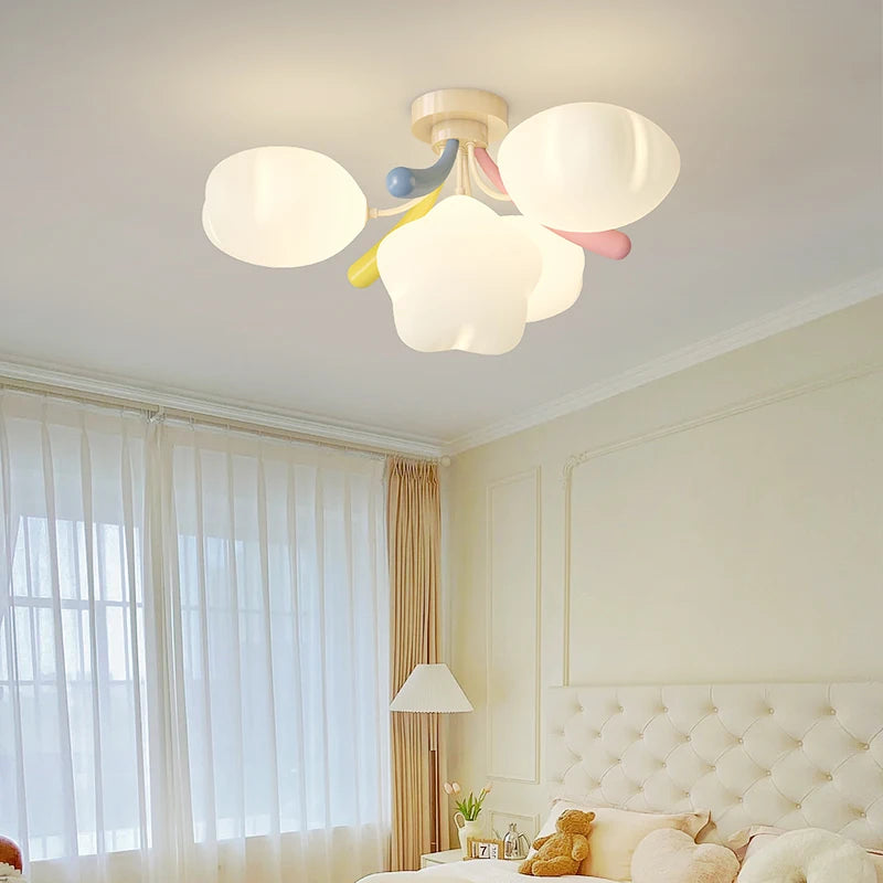 romantic colorful star chandelier for children's lighting - vue 3 sur 9