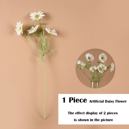Large artificial daisy bouquet silk flowers wedding decoration - vue 11 sur 18