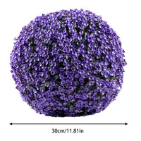 Artificial grass topiary balls for outdoor decoration