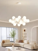 Modern iron LED chandelier for interior decoration