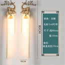 Chinese style copper wall light for indoor lighting