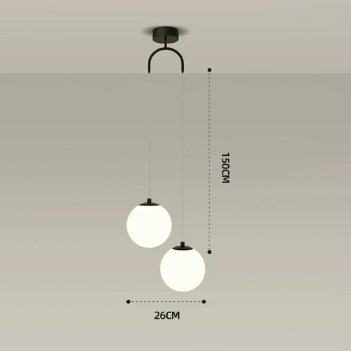 Nordic pendant lamp for interior decoration - vue 9 sur 10