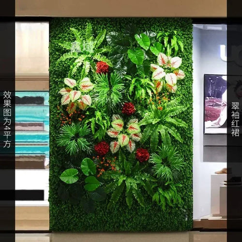 Artificial plant wall for outdoor decoration and landscaping - vue 12 sur 30