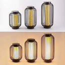 Solar LED bird cage garden decorative lamp