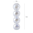 Nordic glass candle holder for weddings and flowers