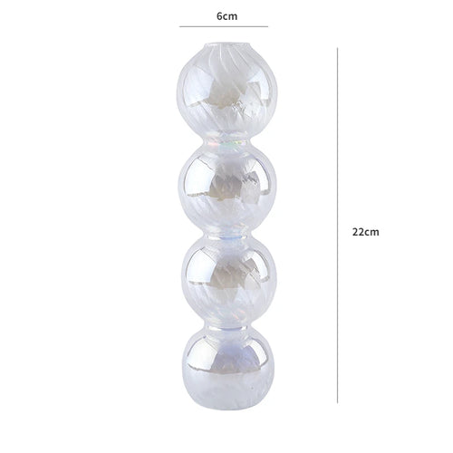 Nordic glass candle holder for weddings and flowers - vue 17 sur 22
