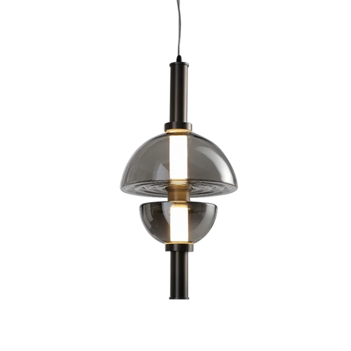 Nordic designer glass chandelier for modern spaces - vue 7 sur 11