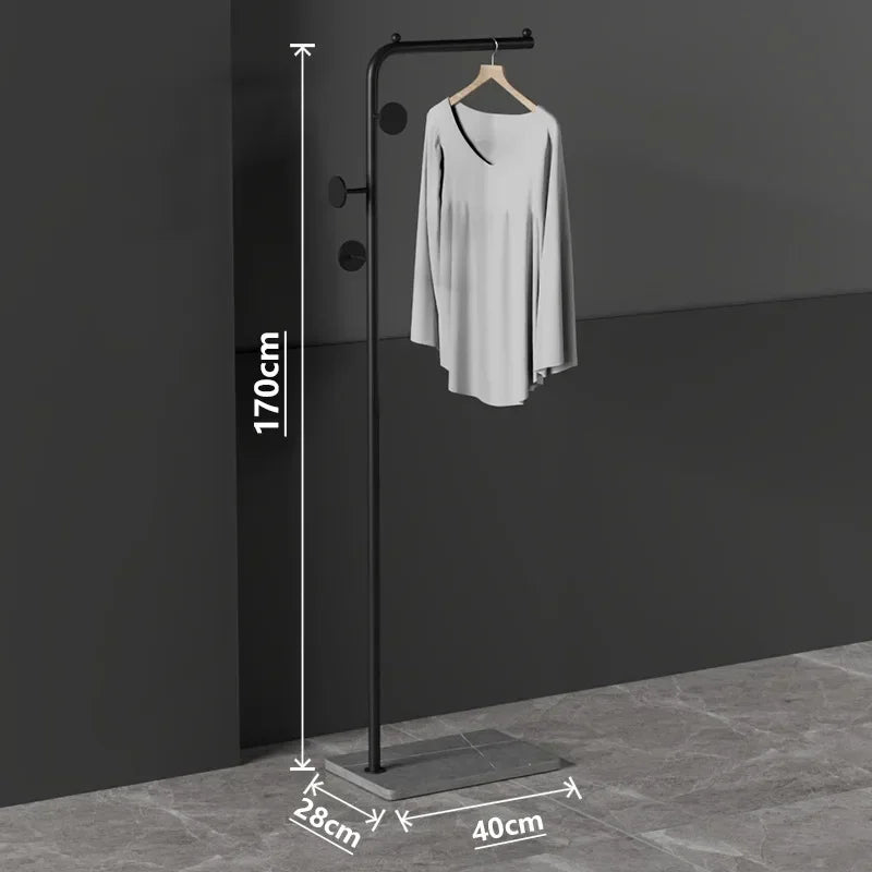 lightweight and modern Nordic clothes rack for stylish storage - vue 29 sur 41