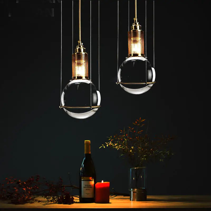 Modern glass chandelier for elegant interior decor