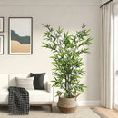 Artificial bamboo leaves for event and party decoration