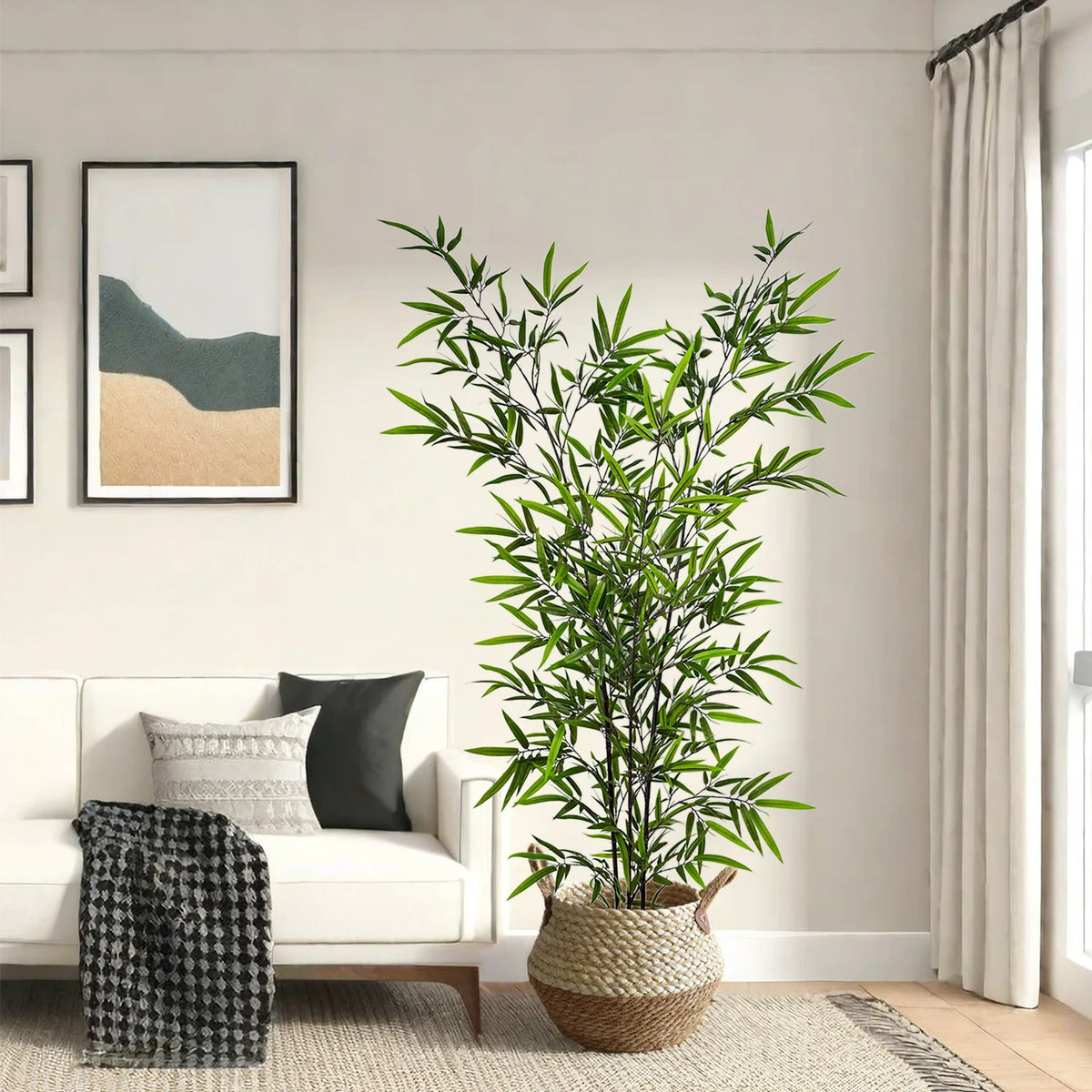 Artificial bamboo leaves for event and party decoration - vue 3 sur 23